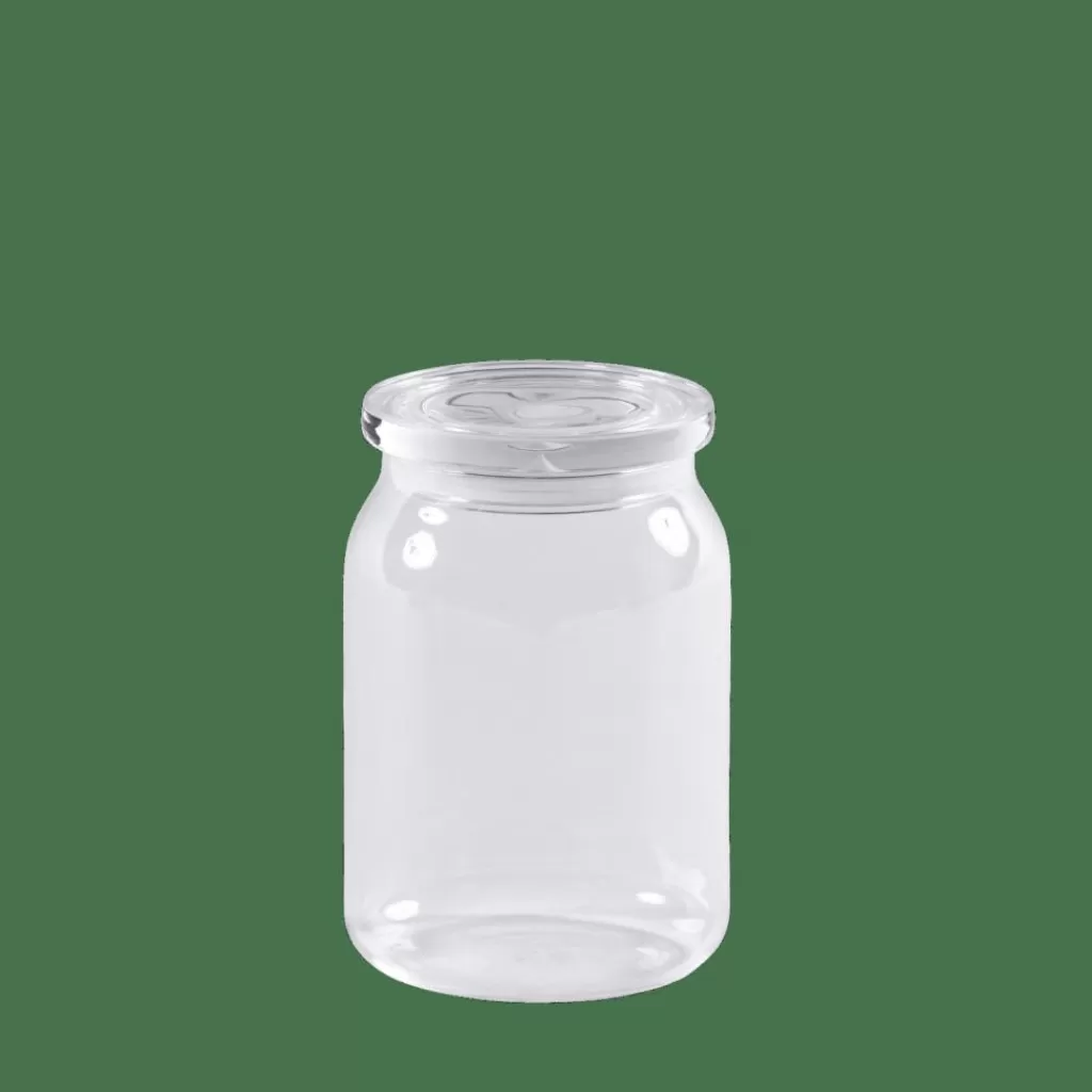 Cheap CASA CRYSTAL Pote útil 850ml Com Tampa Transparente